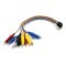 Set conector crocodil 10 fire 5 culori