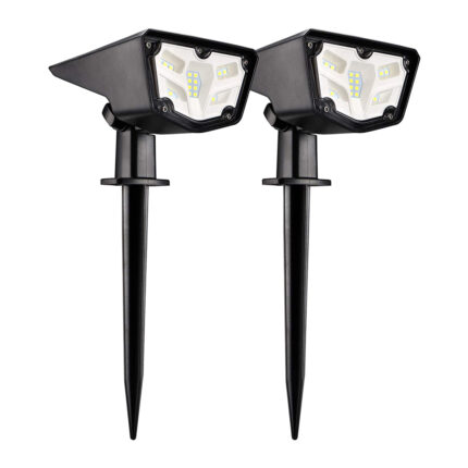 Lampa solara IP65 2 bucati pentru exterior