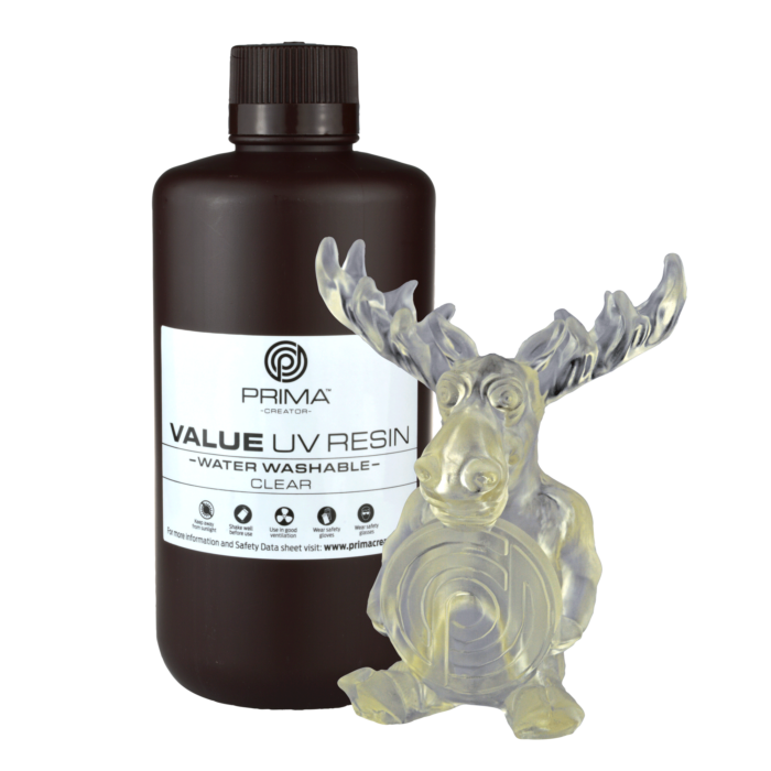 PrimaCreator Value Water Washable UV Resin 1000 ml Clear PV Resin B405 1000 CL 25312