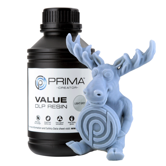 PrimaCreator Value UV DLP Resin 500 ml Hellgrau PV RESIN B405 0500 LG 23685 1