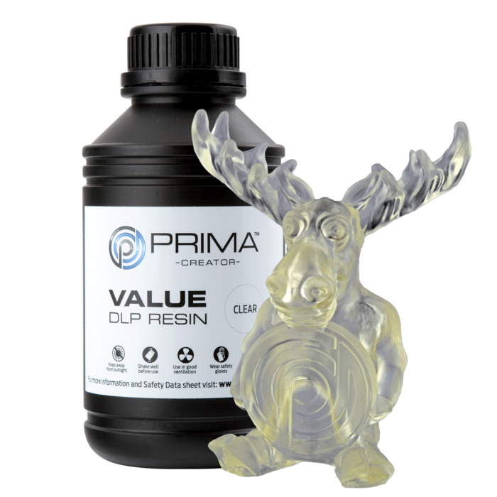 PrimaCreator Value UV DLP Resin 500 ml Klar PV RESIN B405 0500 CL 23683