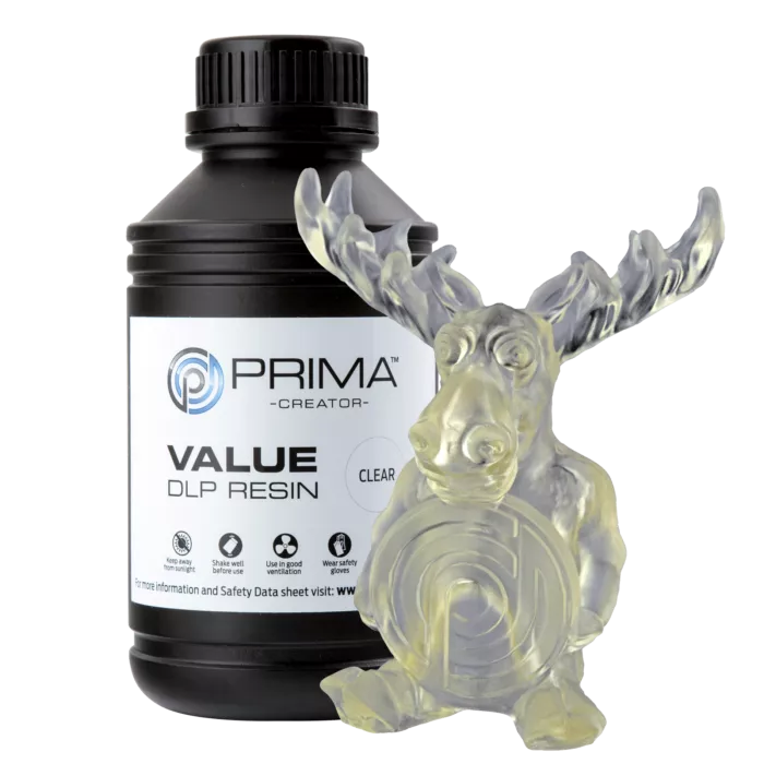 PrimaCreator Value UV DLP Resin 500 ml Klar PV RESIN B405 0500 CL 23683