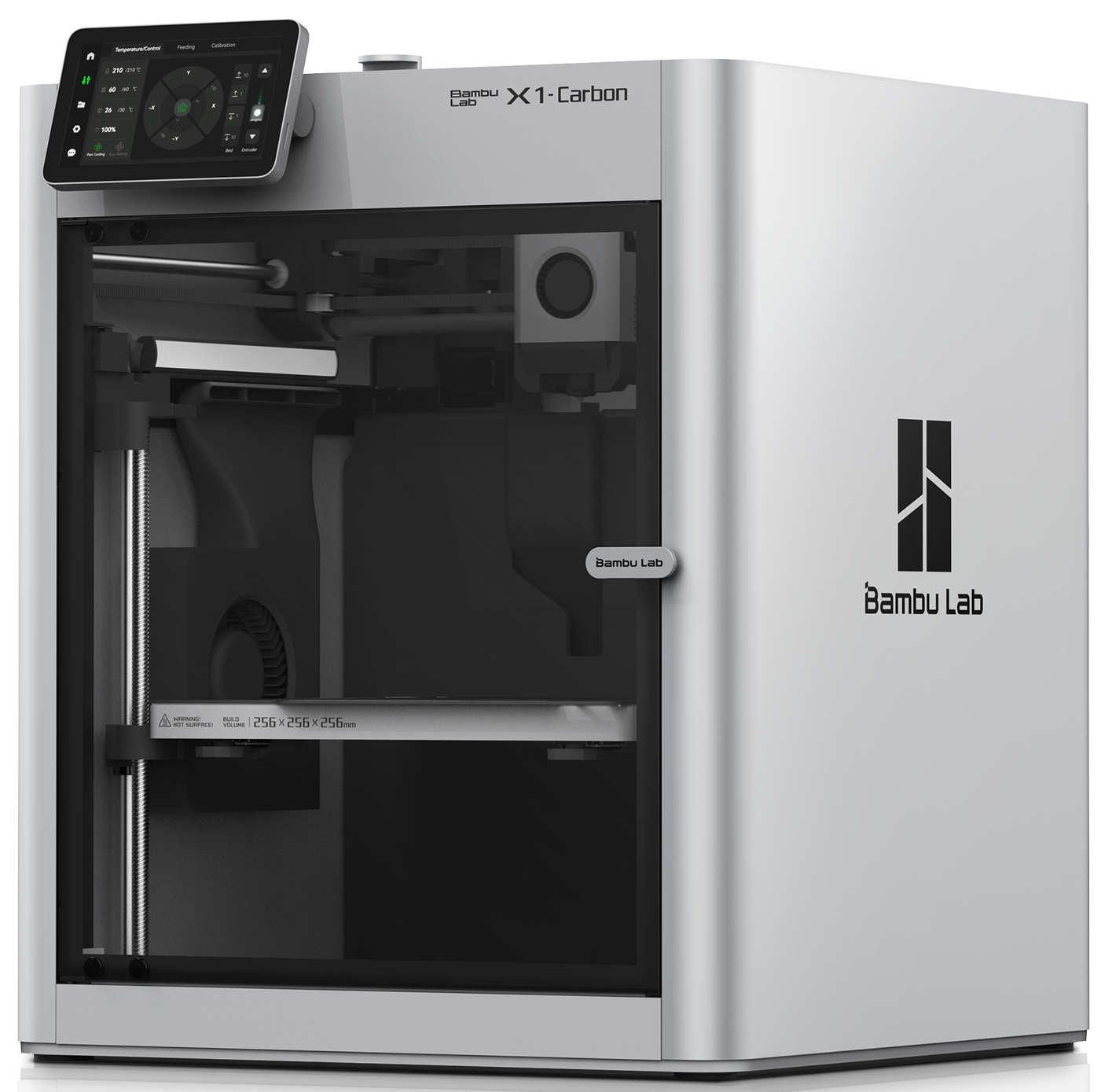 Bambu-Lab-X1-Carbon-PF001-P-EU-29185_1 Imprimanta 3D Filament BAMBU LAB X1 Carbon COMBO 256x256x256mm 500mm/s
