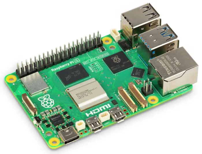 Raspberry Pi 5 2GB RAM computer pe o singura placa