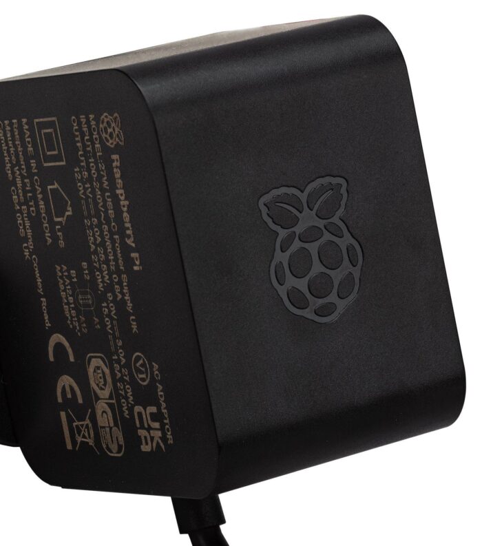 RaspberryPi27WUSB CPowerSupplyNetzteilschwarz