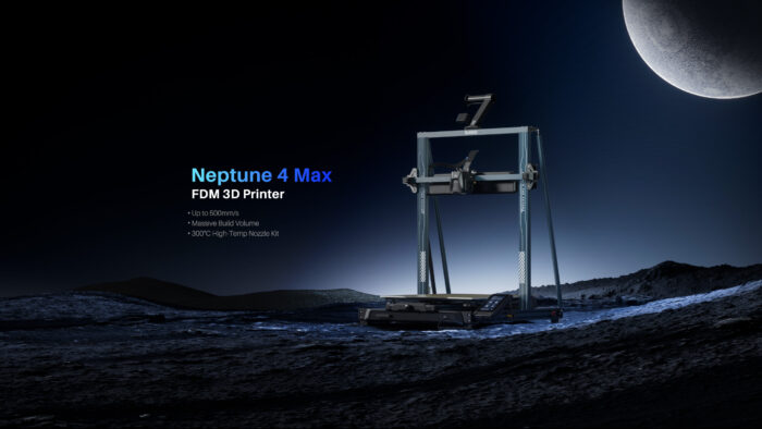 Imprimanta 3D Elegoo Neptune 4 MAX 420x420x480mm - imagine 3