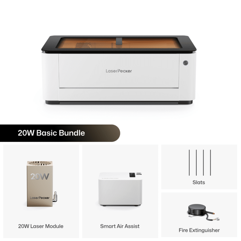 Sistem de gravura laser LaserPecker LX2 20W1