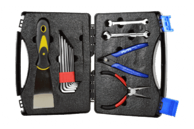 PrimaCreator Tool Kit pentru imprimante 3D racleta, clesti, sarma, chei imbus, chei fixe1