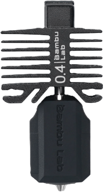 Hotend complet Bambu Lab P1P/ P1S 0.4mm otel inoxidabil1