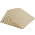 Set 10 placi placaj din lemn basswood 100 x 100 x 3 mm, ideale pentru gravura si taiere laser1
