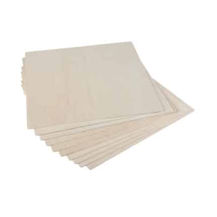Set 10 placi placaj basswood 200 x 200 x 3 mm, suprafata neteda pentru gravura de calitate, taiere precisa cu laser1