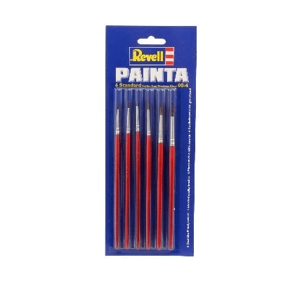 Set 6 pensule pentru pictura dimensiuni 00–4, ideale pentru detalii fine1