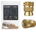 Set 70 insertii filetate M2.5 din alama pentru imprimare 3D– Rx-M2.5x5.71