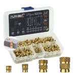 Set 270 insertii filetate M2, M3, M4 si M5 din alama pentru imprimare 3D1