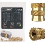 Set 70 insertii filetate M2 din alama pentru imprimare 3D– Rx-M2x41