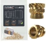 Set 100 insertii filetate M3 din alama pentru imprimare 3D– Rx-M3Sx4.01
