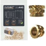 Set 50 insertii filetate M4 scurte din alama pentru imprimare 3D- Rx-M4Sx4.01