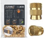 Set 10 insertii filetate M10 din alama pentru imprimare 3D1