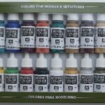 Set 16 culori acrilice pentru modelism si piese printate 3D, vopsele pe baza de apa non-toxice1