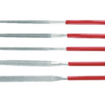 Set 5 pile diamantate de precizie, forme diverse pentru finisare detalii, ideale pentru plastic si metal, lungime 140 mm1