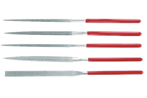 Set 5 pile diamantate de precizie, forme diverse pentru finisare detalii, ideale pentru plastic si metal, lungime 140 mm1 Set 5 pile diamantate de precizie, forme diverse pentru finisare detalii, ideale pentru plastic si metal, lungime 140 mm1