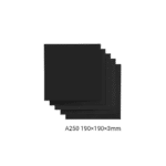 Set 5 placi acrilice mate 190 x 190 x 3 mm, finisaj sablat anti-reflexie, ideale pentru CNC1