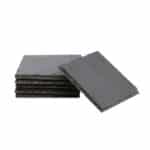 Set 6 suporturi patrate din ardezie, suprafata naturala pentru gravura laser precisa, 100 x 100 x 6 mm1