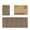 Set 6 placi placaj nuc, ideale pentru taiere laser si proiecte decorative, 300 x 300 x 3 mm3