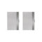 Set 2 suporturi metalice pentru carti de vizita, suprafata speciala pentru gravura laser cu contrast ridicat1