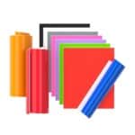 Set 20 folii autoadezive colorate pentru personalizare, material PET durabil si usor de aplicat1