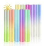 Set 20 folii termotransfer cu schimbare de culoare la soare, efect UV pentru designuri dinamice pe textile1