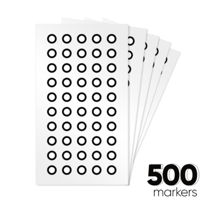 Set 500 markeri reflectorizanti 3DMAKERPRO pentru scanare 3D, 6 mm1