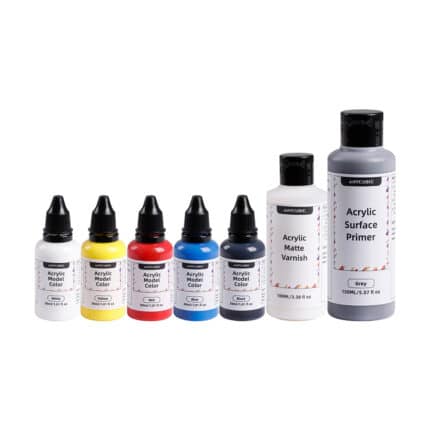 Kit complet pentru vopsire si finisare piese printate 3D1