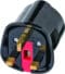 Adaptor priza EU la UK cu siguranta 13A Brennenstuhl, protectie impotriva contactului accidental2