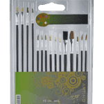 Set 15 pensule pentru pictura si detalii fine pentru piese 3D1