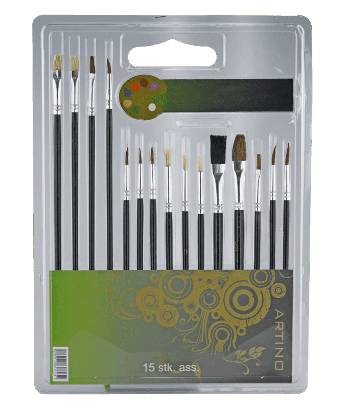 Set 15 pensule pentru pictura si detalii fine pentru piese 3D1