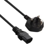 Cablu alimentare 1.8 metri cu stecher UK la IEC C13, siguranta integrata 5A1