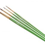 Set pensule Humbrol AG4050, 4 dimensiuni 00, 1, 4 si 8, realizate din fibre sintetice1