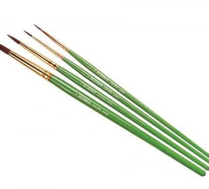 Set pensule Humbrol AG4050, 4 dimensiuni 00, 1, 4 si 8, realizate din fibre sintetice1