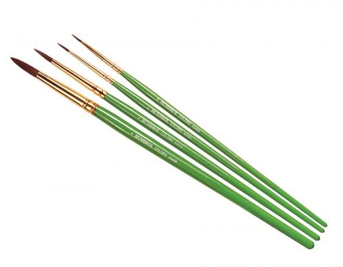 Set pensule Humbrol AG4050, 4 dimensiuni 00, 1, 4 si 8, realizate din fibre sintetice1