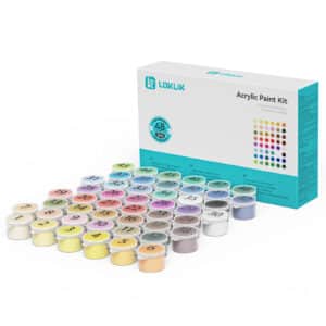 Set 48 culori vopsea acrilica cu pigment intens, acoperire excelenta si uscare rapida1