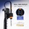 Kit profesional presa pentru insertii filetate cu montaj termic, sina liniara 210 mm pentru precizie, letcon 90W cu afisaj digital4