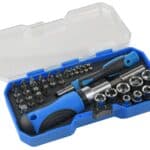 Set surubelnite Screwdriver cu 45 de piese multifunctionale, include 32 biti si 9 tubulare (5–13 mm)1