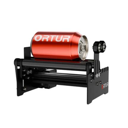 Dispozitiv rotativ ORTUR pentru gravare cilindrica 360°, compatibil cu echipamente laser1